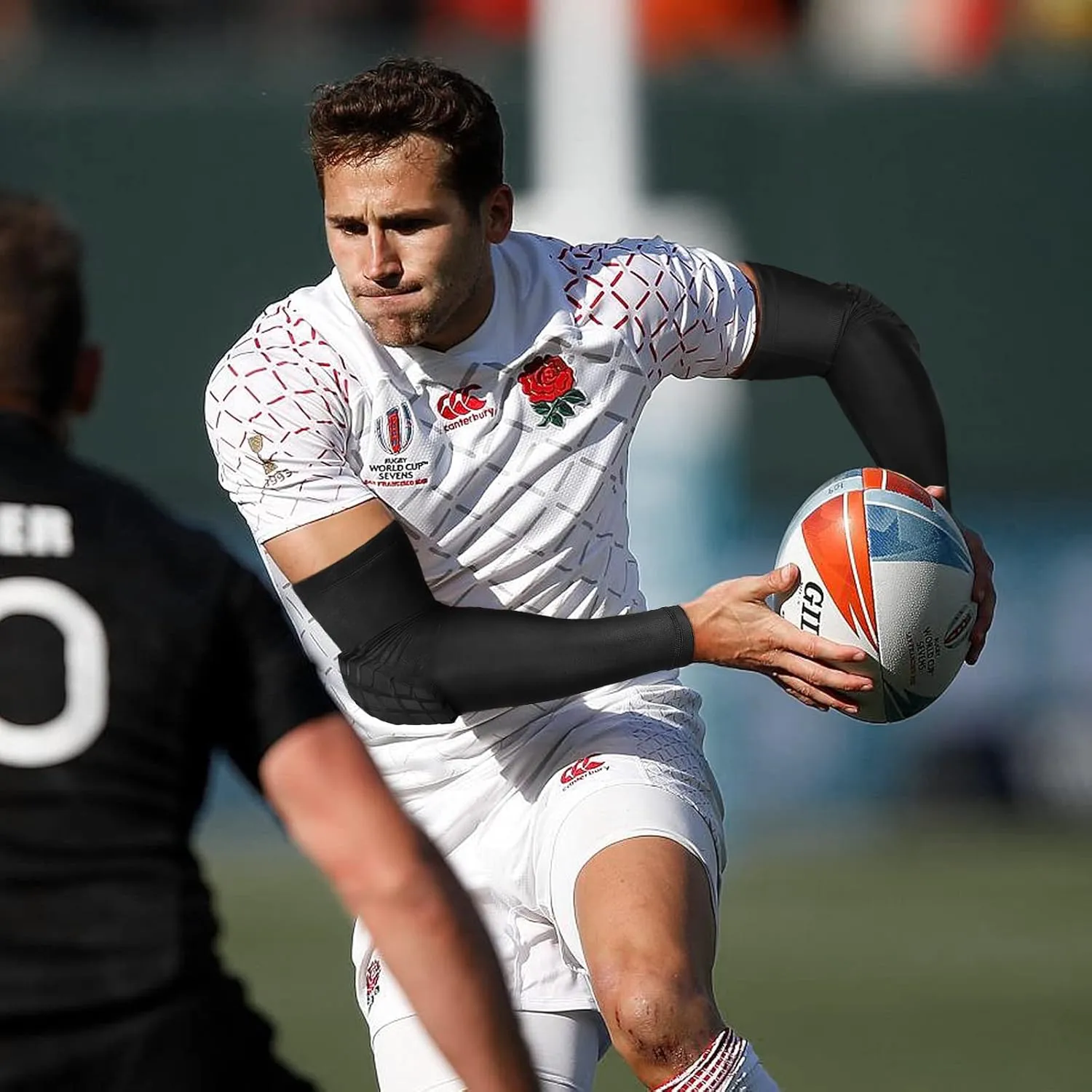 AceList 2PCS Elbow Pads with Padded Compression Shield Shape Arm Sleeves for Protection - Suitable for Basketball, Volleyball