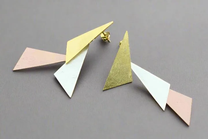 Asteria stud - silver, gold, rose gold