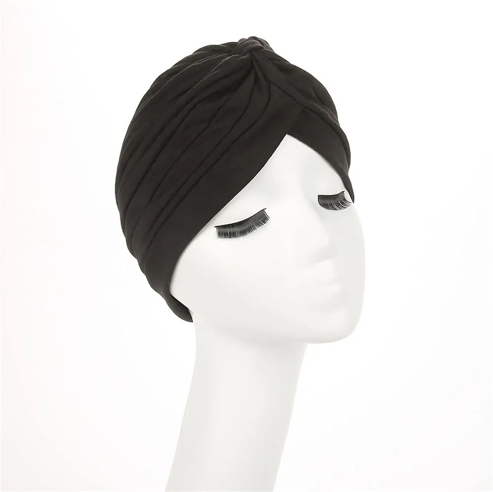 beauty YFJH Women's Cotton Turban Head Wrap Cancer Chemo Beanies Cap Headwear Cap Bonnet Hair Loss Hat