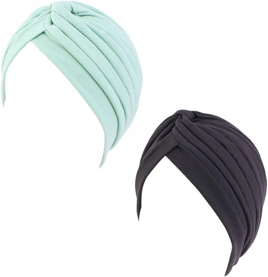 beauty YFJH Women's Cotton Turban Head Wrap Cancer Chemo Beanies Cap Headwear Cap Bonnet Hair Loss Hat
