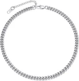 ChainsPro Men Chunky Miami Cuban Chain Necklace, Custom Available, 4.8/6/10/14mm Width, 18/20/22/24/26/28/30inch Length, Gold Plated/Stainless Steel/Black, Send Gift Box