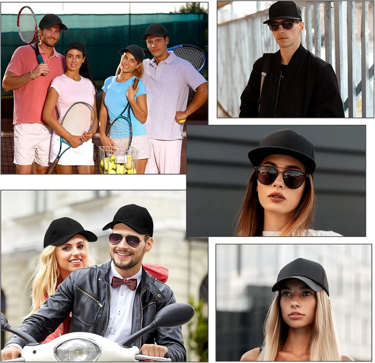 Coume 36 Pcs Blank Baseball Cap Bulk Adjustable Denim Plain Dad Hats Unisex Low Profile Camouflage Cap for Trucker Men Women