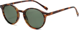 EYLRIM Classic Polarized Round Sunglasses for Women Men Vintage Style Lightweight Circle Frame Sun Glasses