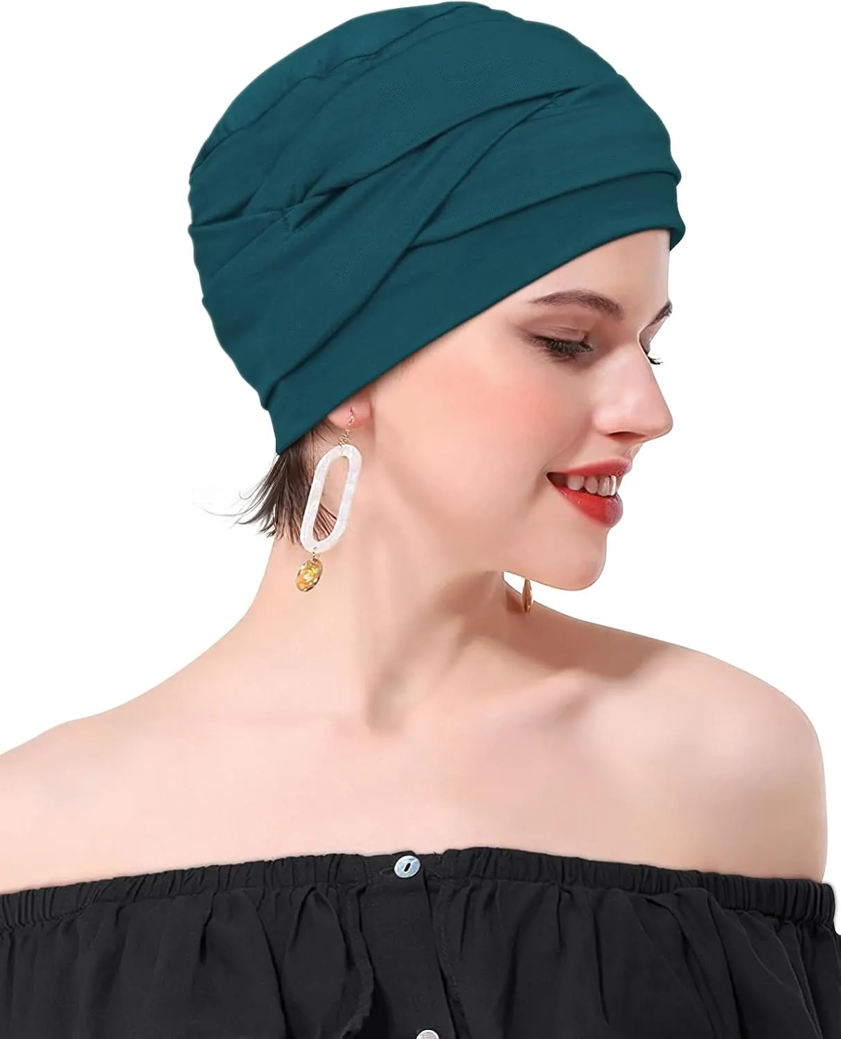 Feminine Chemo Headwear for Women-Soft, Comfortable Cancer Hats, Caps, Turbans & Beanies for Chemo Patients