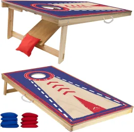 Himal Outdoors Cornhole Board Set, Choose Between 4 x 2 Feet or 3 x 2 Feet Game Boards Includes 8 Corn Hole Toss Bags