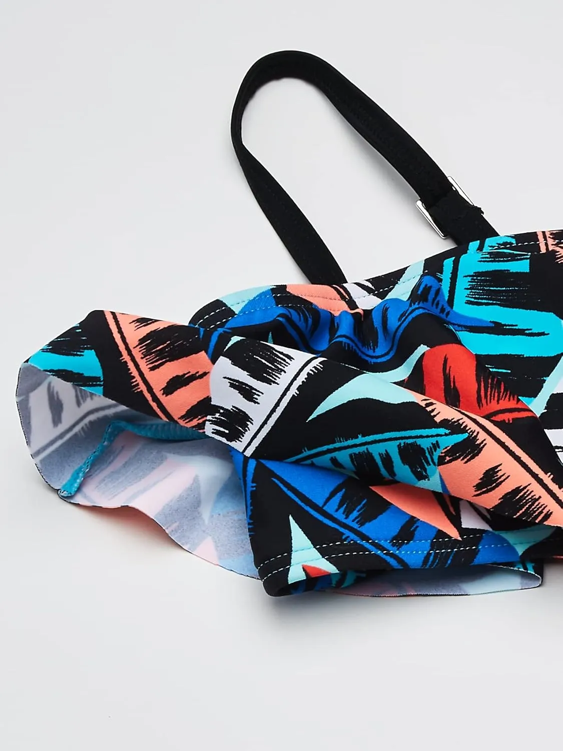 Kanu Surf Girls' Karlie Flounce Bikini Beach Sport 2 Piece Swimsuit