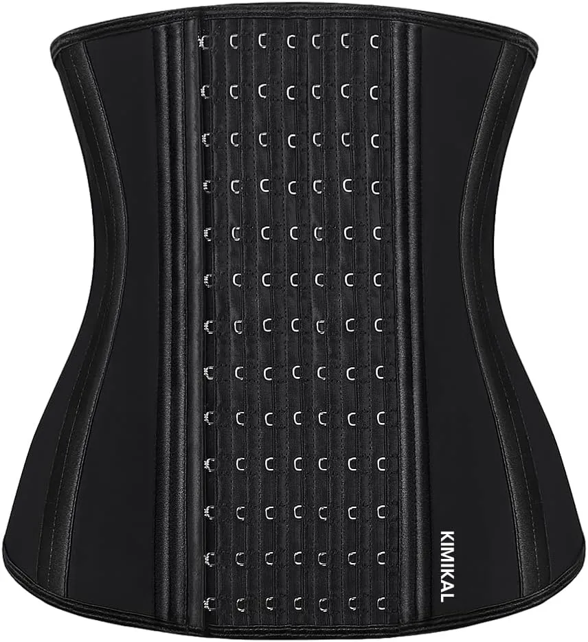 KIMIKAL Women Waist Trainer Corset Belt: Under Clothes Sport Tummy Control Long Torso Shapewear
