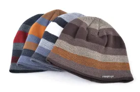 Knitted Wool Beanies Hats for Men - White,Red,Yellow,Brown