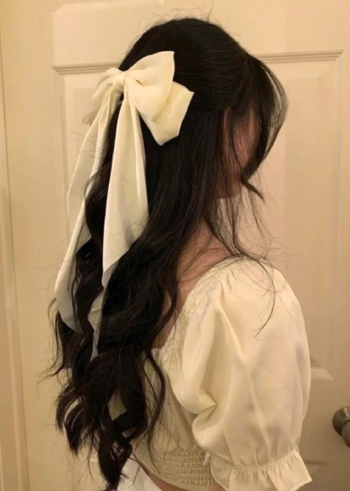 Luciana Silk Bow Hair Clip