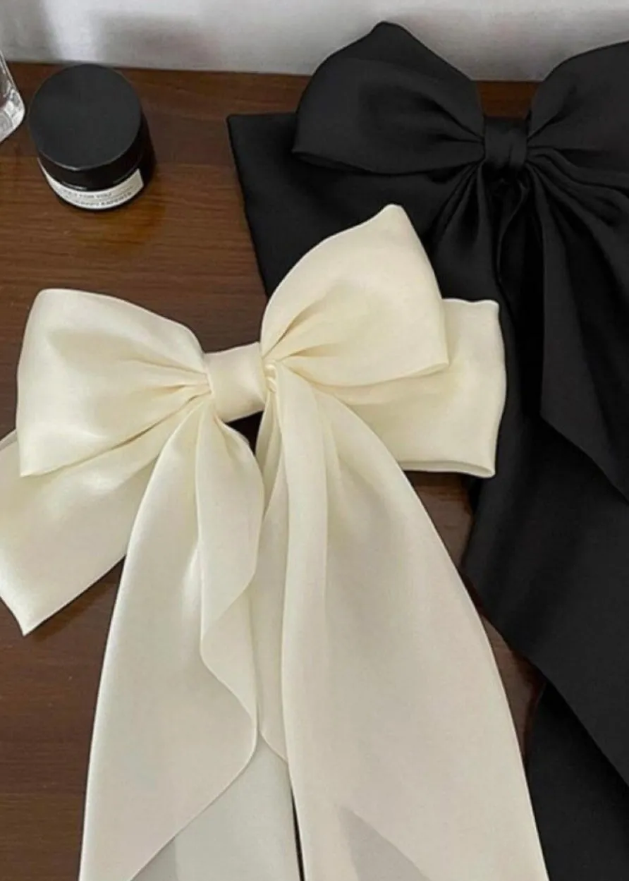 Luciana Silk Bow Hair Clip