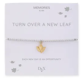 Memories Bracelet - Turn Over A New Leaf