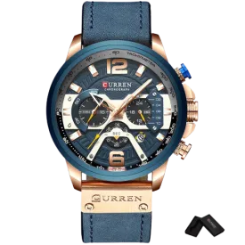 Men Top Brand Luxury Military Leather Wrist Watches