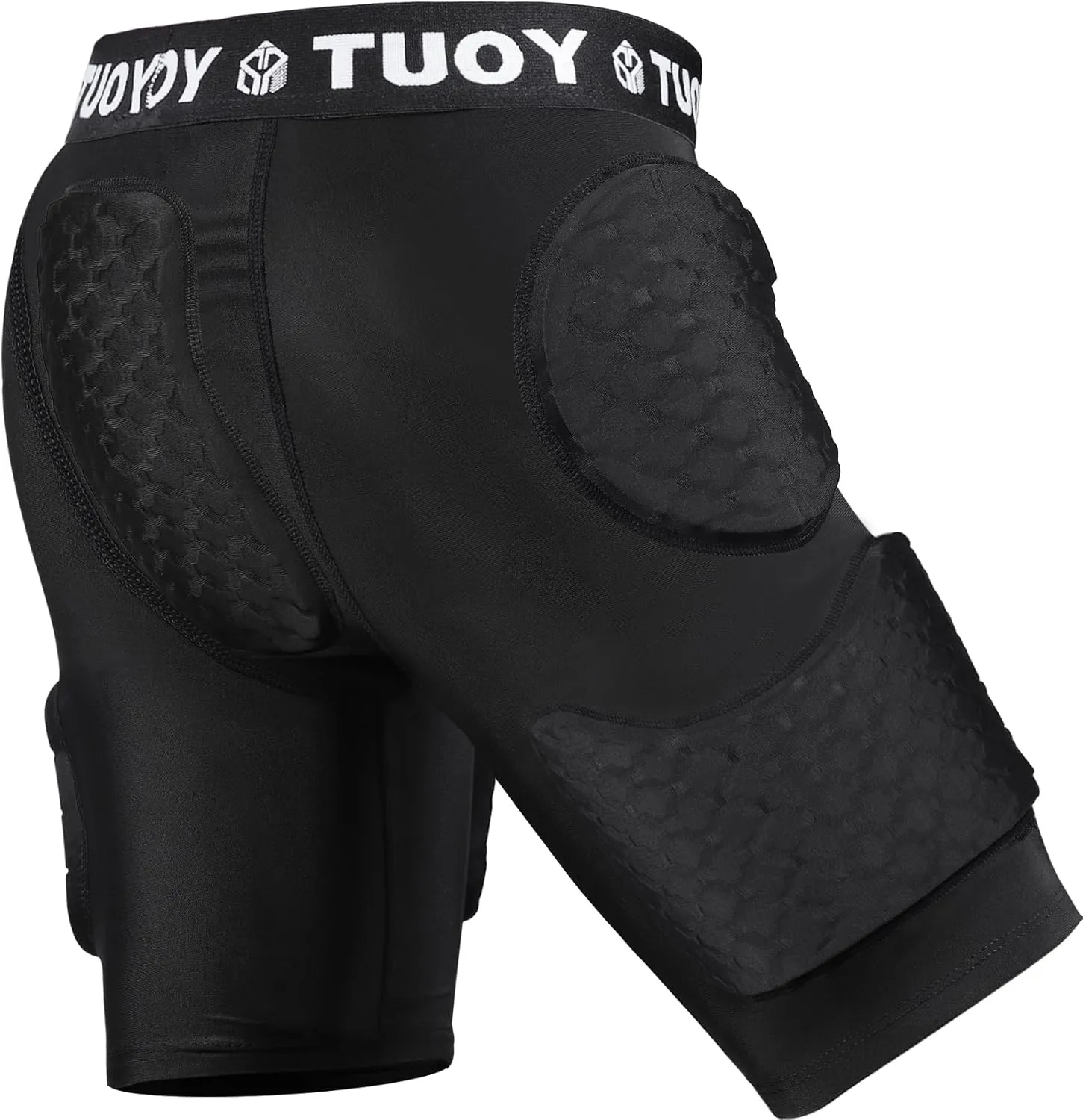 Mens Padded Football Girdle with Pads Hip Thigh Butt Tailbone Protector Pants Youth Adult Protective for Baseball