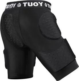 Mens Padded Football Girdle with Pads Hip Thigh Butt Tailbone Protector Pants Youth Adult Protective for Baseball