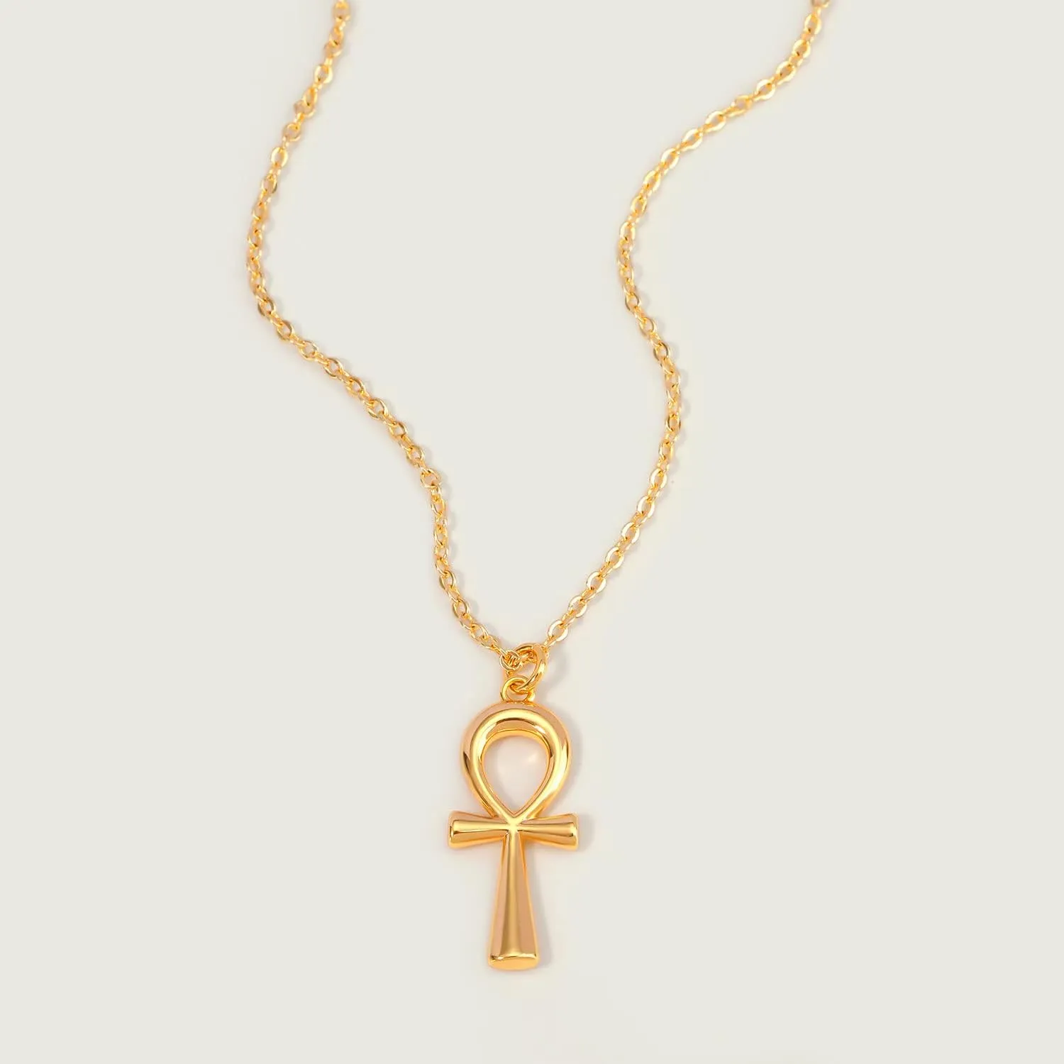 MEVECCO Dainty Gold Cross Necklace for Women - 18K Gold Plated Delicate Minimalist Cubic Zircon Cross Necklaces Cute Faith/Crucifix Jewelry Gift