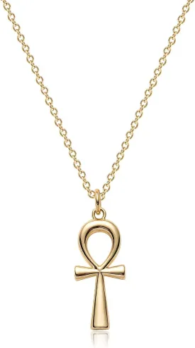 MEVECCO Dainty Gold Cross Necklace for Women - 18K Gold Plated Delicate Minimalist Cubic Zircon Cross Necklaces Cute Faith/Crucifix Jewelry Gift