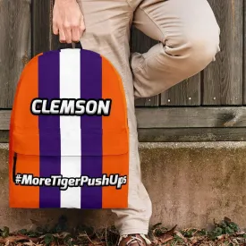 #MoreTigerPushUps Clemson Fan Backpack