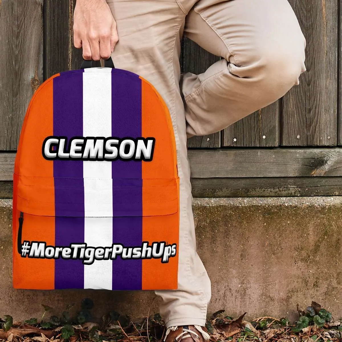 #MoreTigerPushUps Clemson Fan Backpack