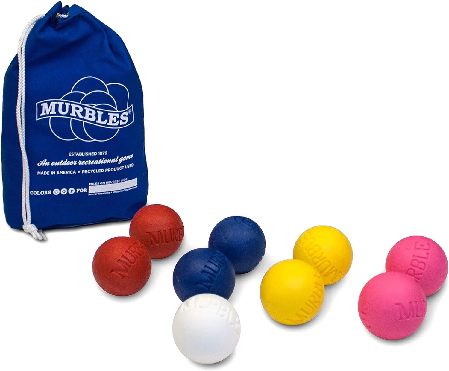 Murbles Activity 9 Ball Travel Bocce Ball Game