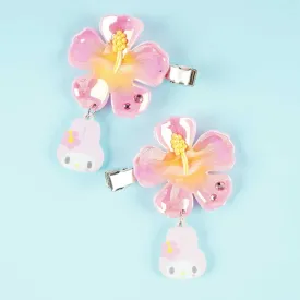 My Melody Hibiscus Gyaru Hair Clip Set