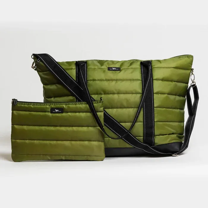 Olive 3 in 1 Large Travel Puffer