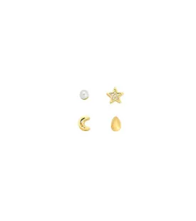 One Studs Winter Gold