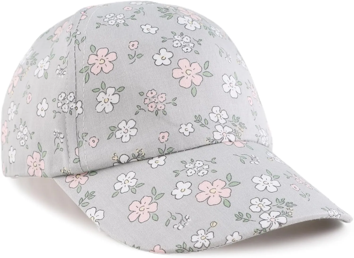 Peecabe Plain Toddler Baseball Hat Unisex Cotton Kids Trucker Hat Adjustable Baby Boys Sun Caps Girls Baseball Cap 1-5Y