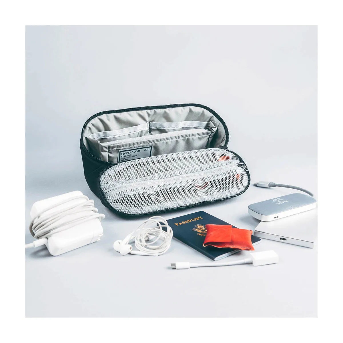 [PO] EVERGOODS : Civic Access Pouch 2L : Solution Dyed Black