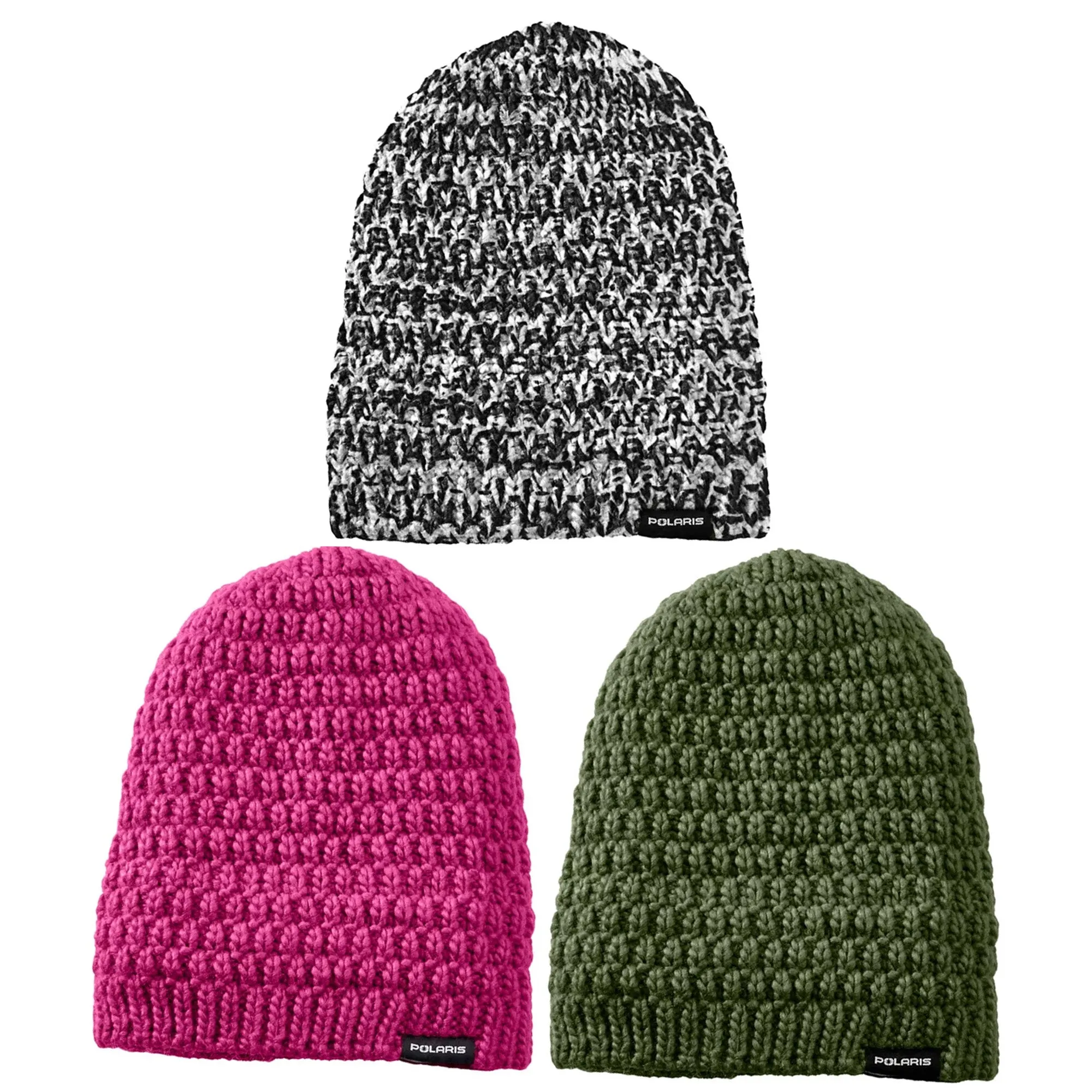 Polaris  Loose Fit Beanie Warm Soft Winter Comfortable Cozy Acrylic Hat - One Size