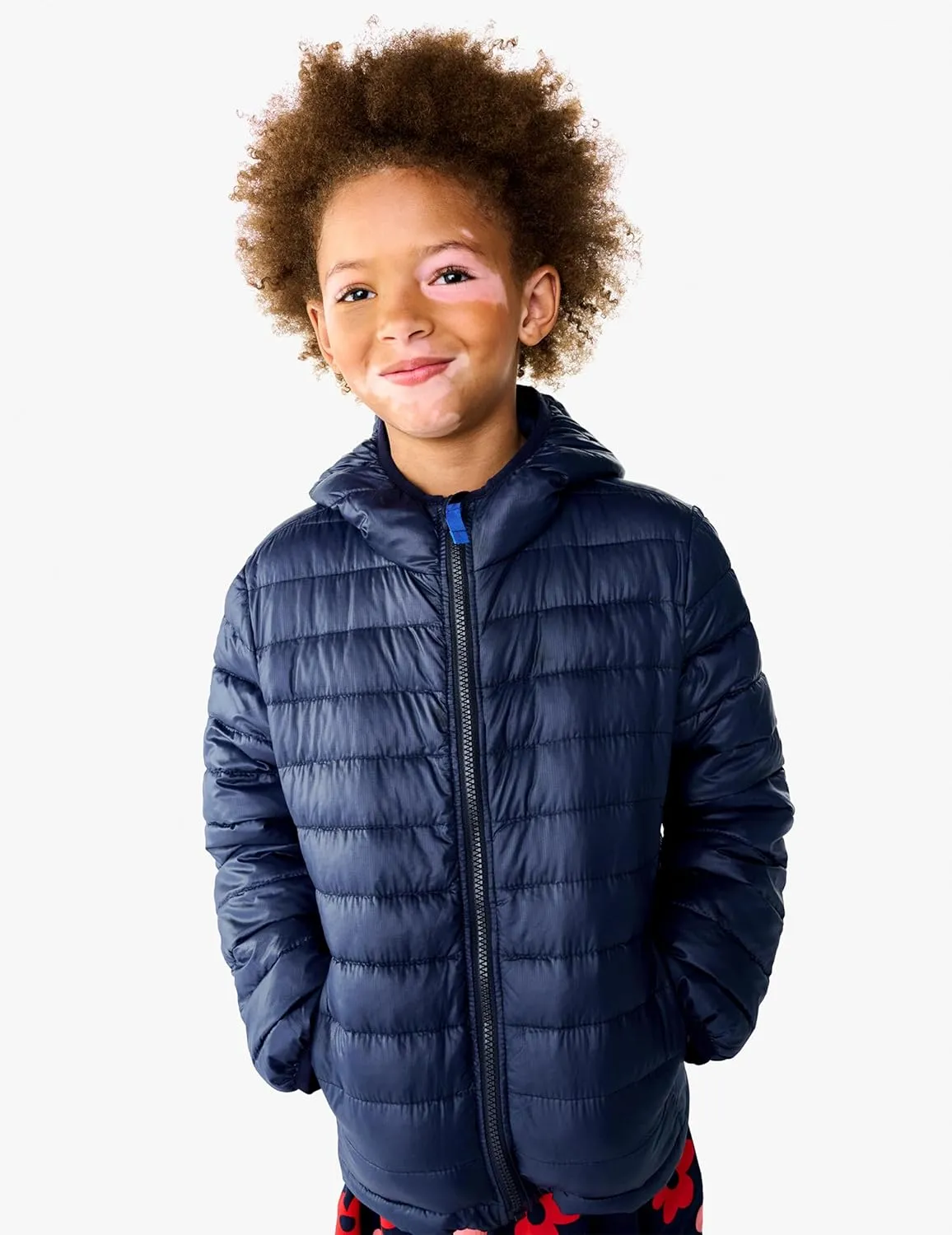 Primary Kids Lightweight Puffer Jacket, Water-Repellent and Windproof, Made with 100% Recycled Materials