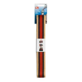 Prym Bag Strap / webbing for bags - Beige and Red