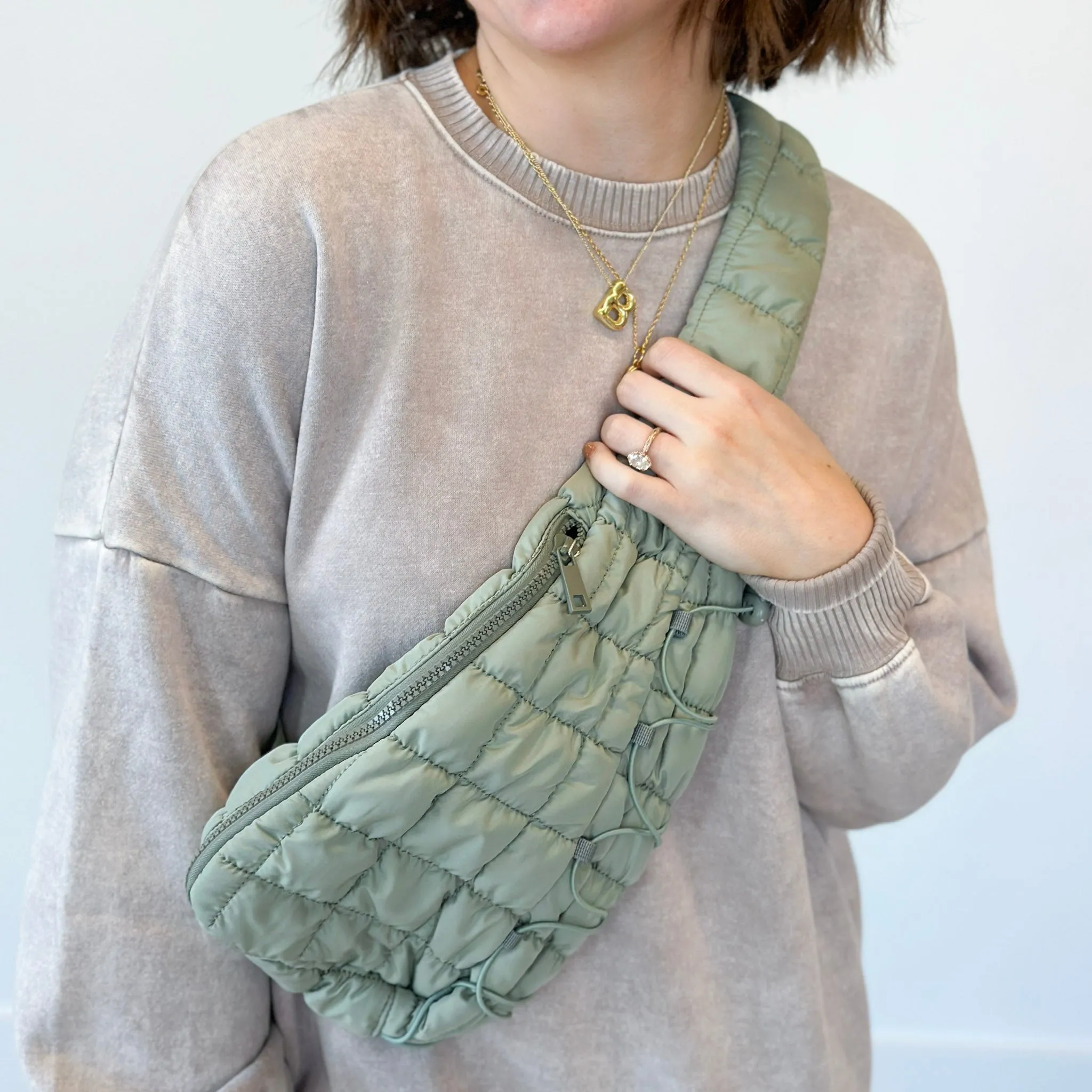 Quilted Sling Bag