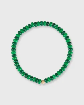 Semi Precious Beaded Choker in Malachite Madness