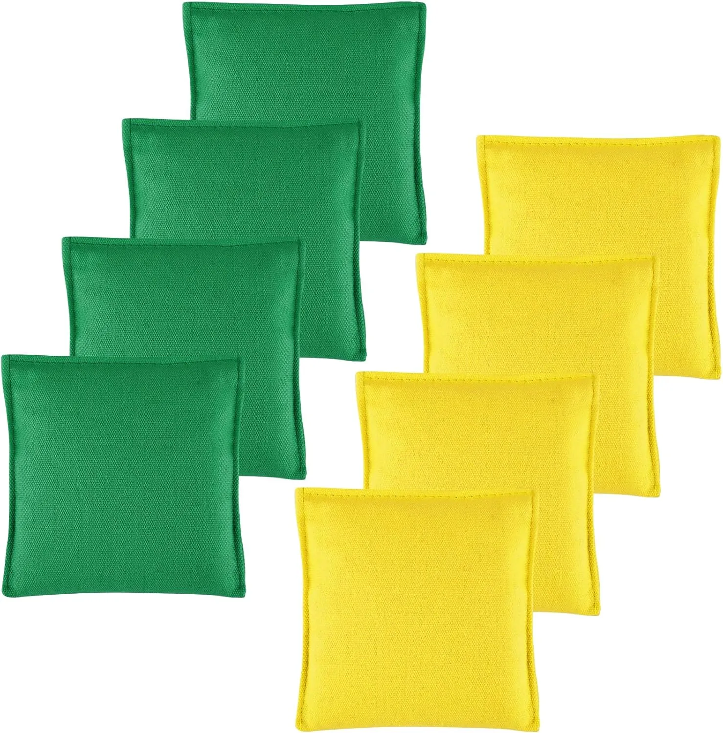 Set of 8 Regulation Cornhole Bags Double Sided, Weather Resistant Bean Bags for Cornhole Toss Game, Corn Hole Beans Bags with Tote Bag