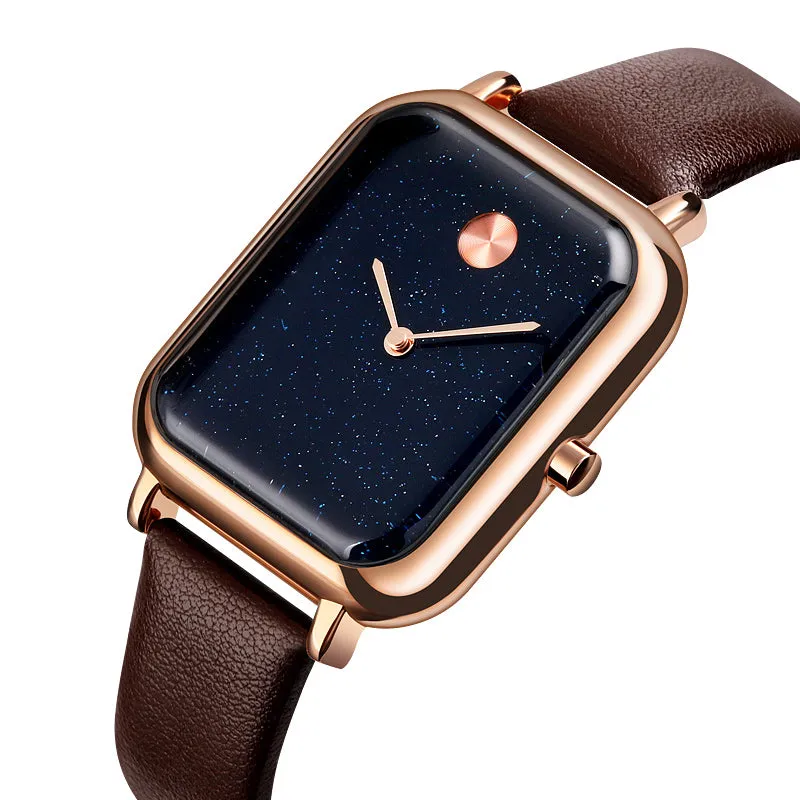 Square starry sky fashion leisure watch W2391887