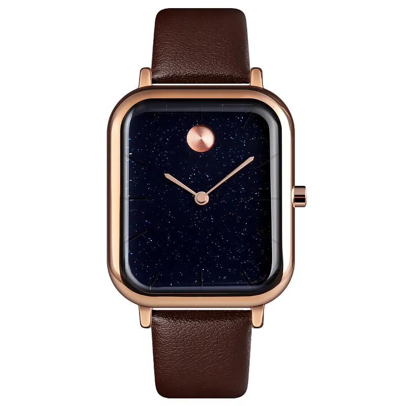 Square starry sky fashion leisure watch W2391887