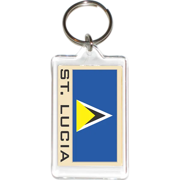 St. Lucia Acrylic Key Holders