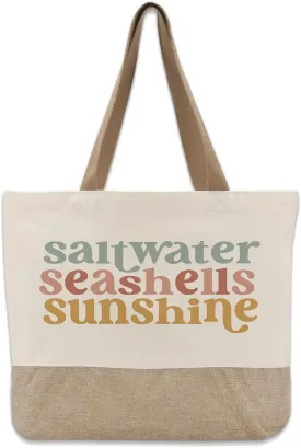 Summer Beach Bag for Women, Large Beach Tote Bag, Mom Gifts from Daughter Son, Shopping Reusable Grocery Bags