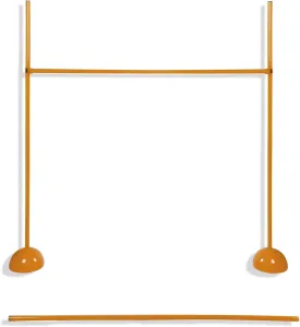 Trademark Innovations Agility Soccer Training Adjustable Hurdles Poles Set