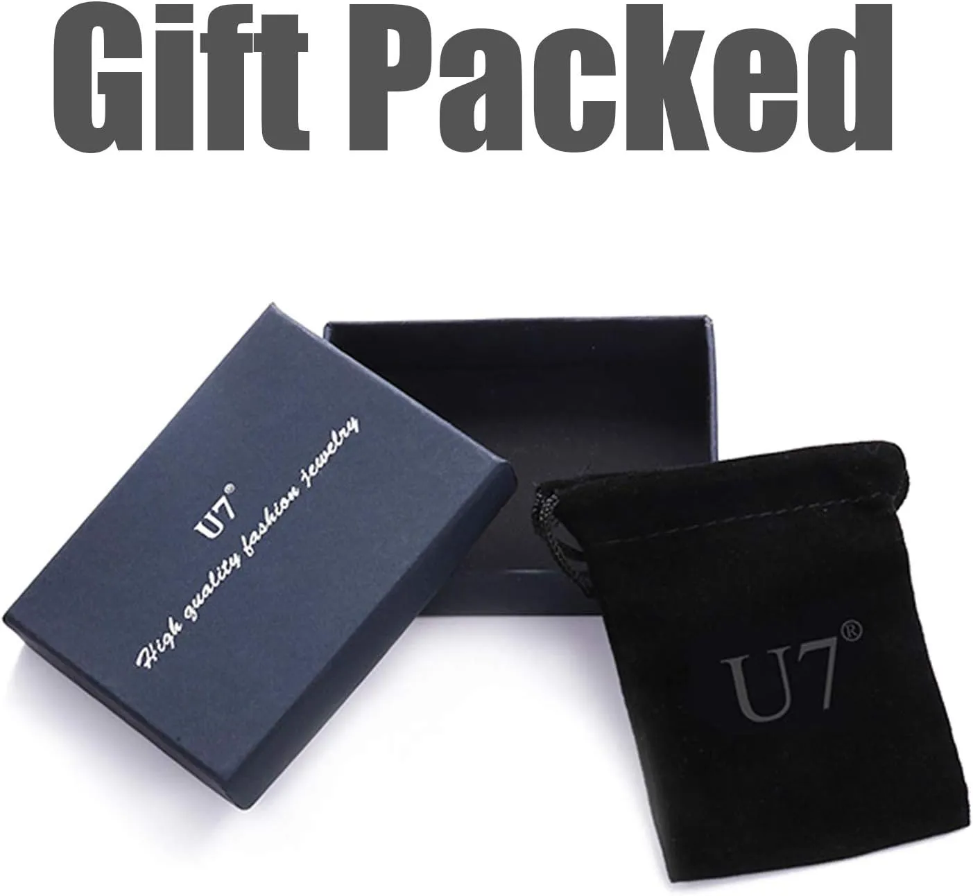 U7 Earrings for Women 18K Gold Plated Virgin Mary Dangle Earrings for Women Christian Jewelry