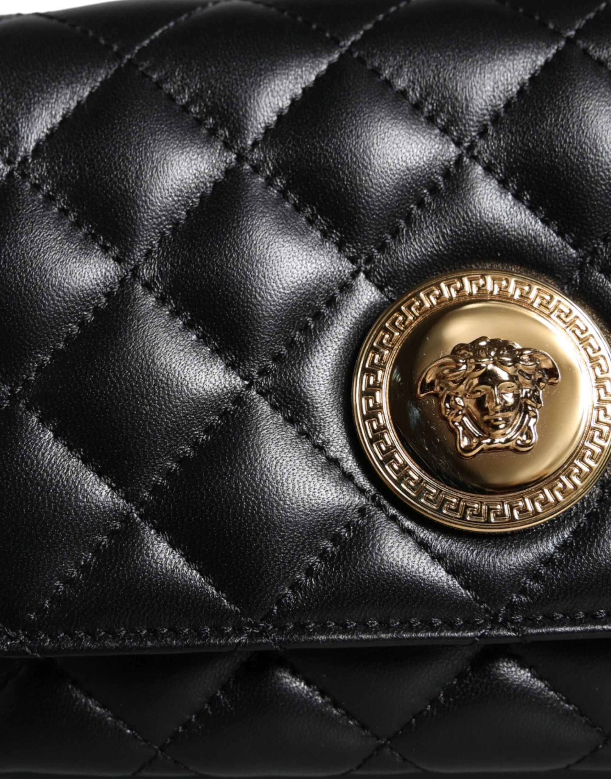 Versace La Medusa Quilted Lambskin Bag