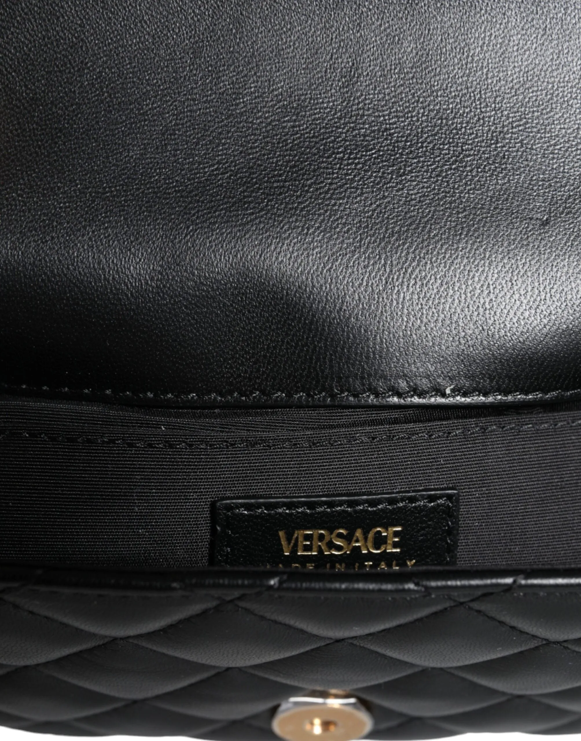 Versace La Medusa Quilted Lambskin Bag