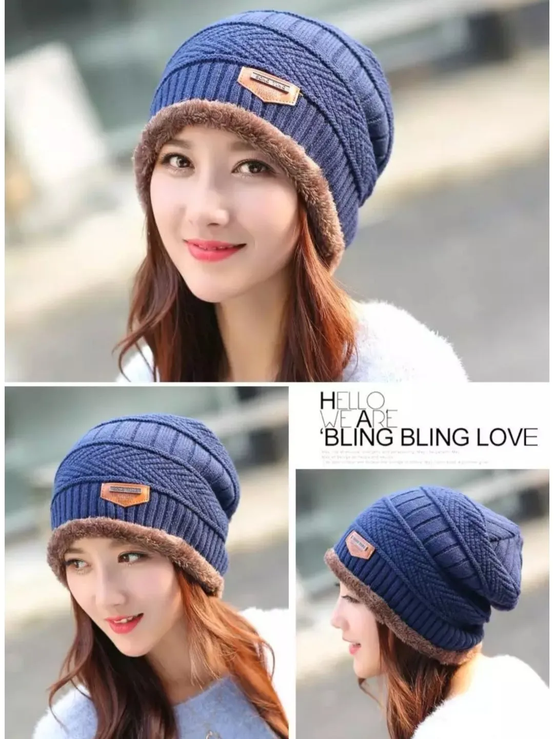 Winter Hat with Neck Warmer (Skullies & Beanies) For Men and Women 012354