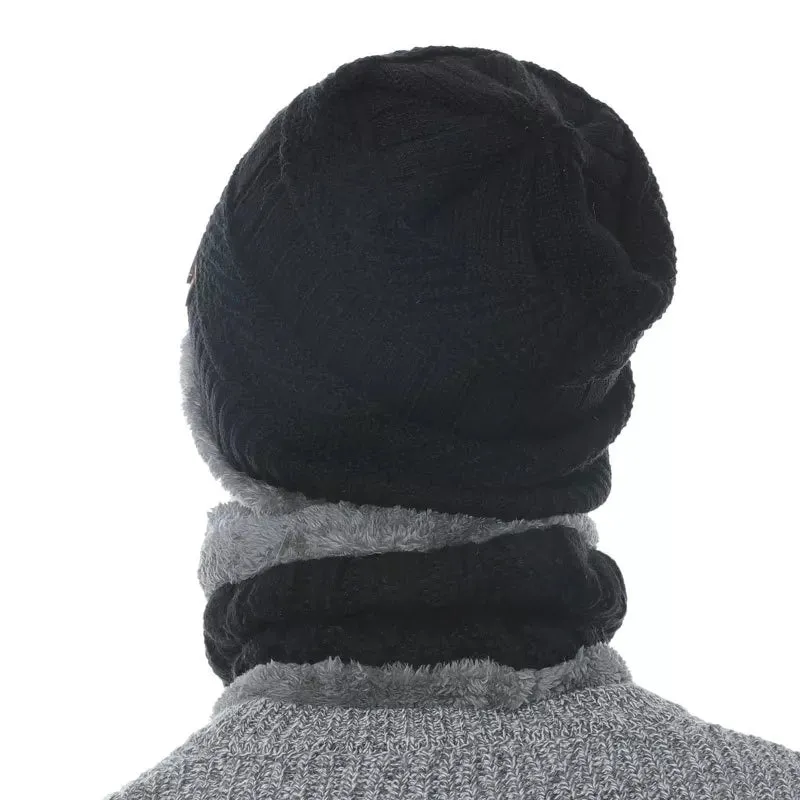 Winter Hat with Neck Warmer (Skullies & Beanies) For Men and Women 012354