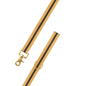 Yellow & Navy Belgian Surcingle Dog Leash